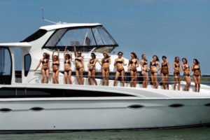 Parties on private yachts